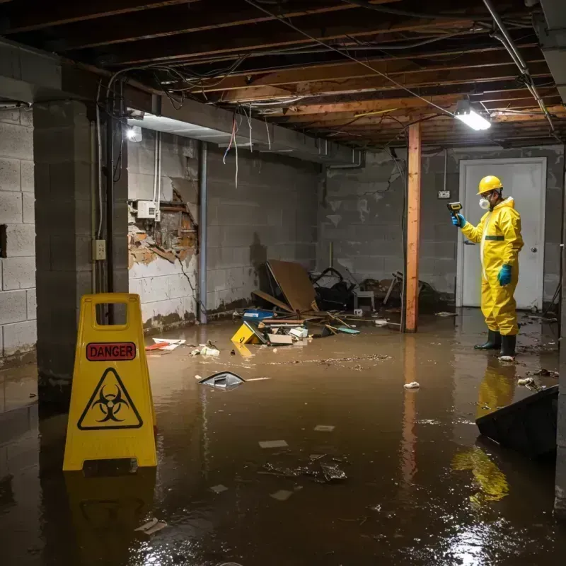 Flooded Basement Electrical Hazard in Soddy-Daisy, TN Property